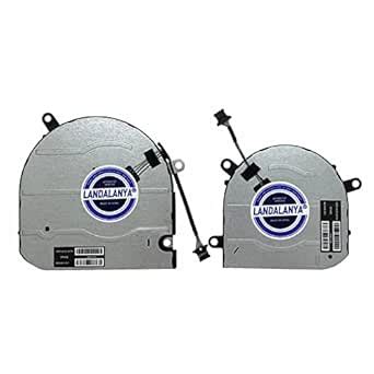 LANDALANYA Replacement New CPU and GPU Cooling Fan for HP Envy X360 15M ...