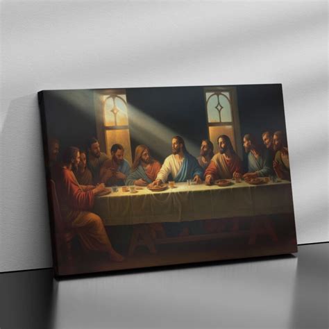 last supper painting by Christian arts - Vignette Store