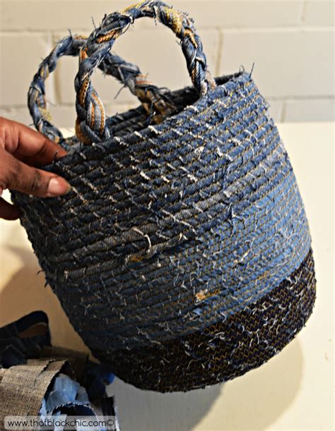 Image result for Denim Rope Basket Tutorial