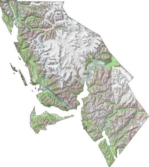 Juneau City and Borough Map, Alaska - US County Maps