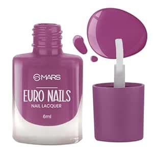 Buy MARS EURO Nail Lacquer | Glossy Gel Finish | Rich Pigmentation ...