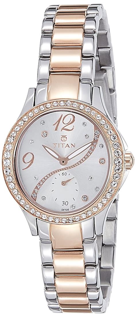Titan Analog Silver Dial Women's Watch-NL95024KM01/NP95024KM01 : Amazon ...