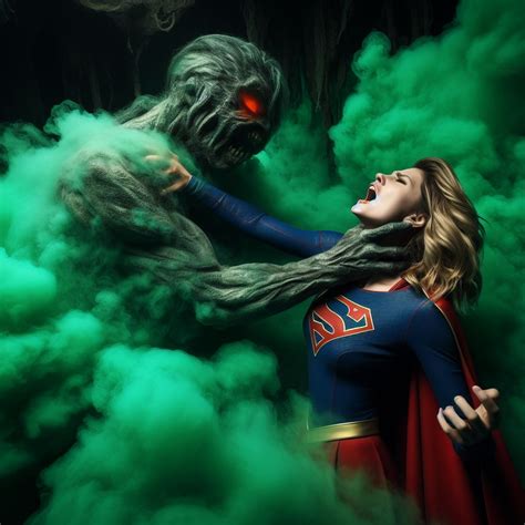 Supergirl getting choked by SonOfKrypton1978 on DeviantArt