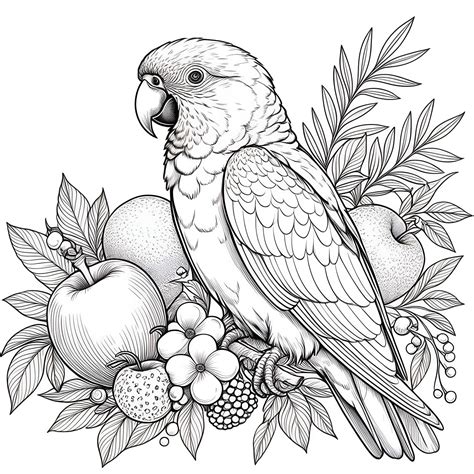 Image result for Parrot Drawing Printable
