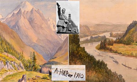 Hitlers Paintings Gallery Adolf Hitler Portrait, Wwii Painting by ...