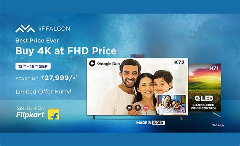 iFFALCON India, iFFALCON TV Sale, iFFALCON Pre-festive Sale, Pre ...