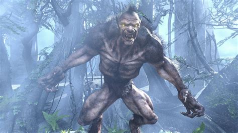 Dogman Legend. 3D Render, Digital Art by TeddyBlackBear