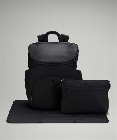 Lululemon New Parent Backpack 17L - Black / Trench - lulu fanatics