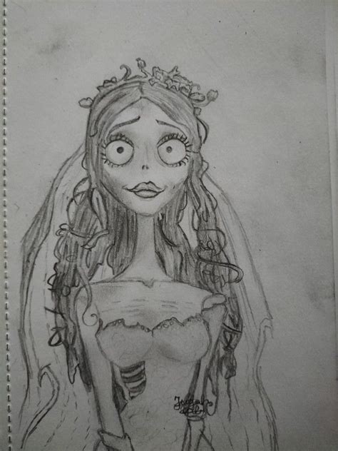 Image result for How to Draw Corpse Bride Easy Steps