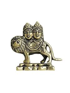 Buy Om ssvmb9 Brass Chandi Chamunda/Durga Devi Idol/Statue MATA Rani ...