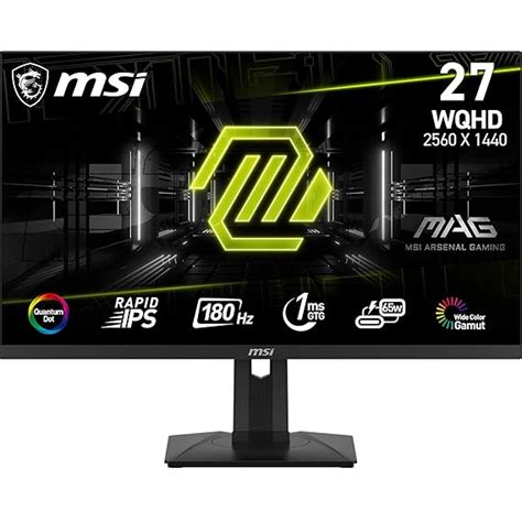 MSI MAG 274QRF QD E2 27 Inch WQHD Gaming Monitor - 2560 x 1440 Rapid ...