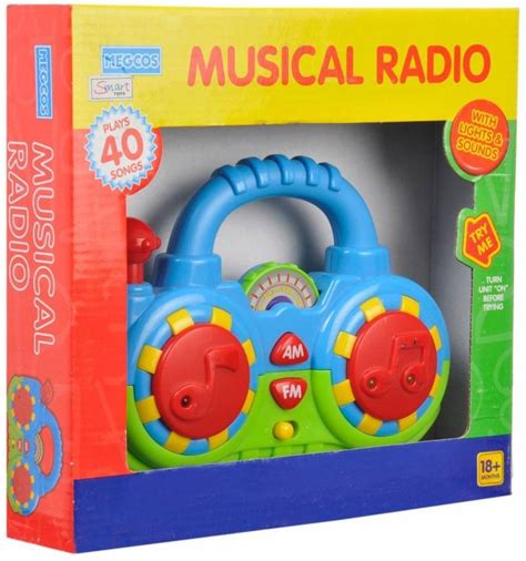 Megcos Carry-Along Musical Radio ? Fun Toy with Lights and Sounds ...