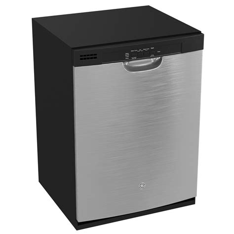 General Electric Dishwasher With Front Controls And Power Cord 3D Model ...