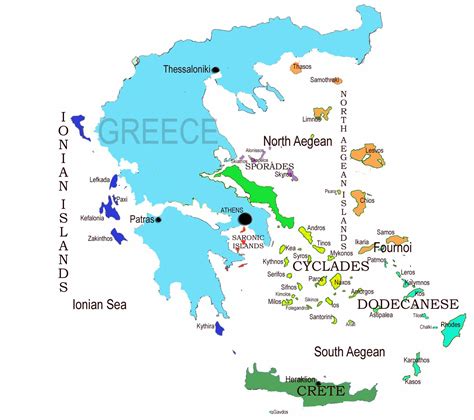 Tourist map of greek islands - Tobaccovalleybusinesspark.com