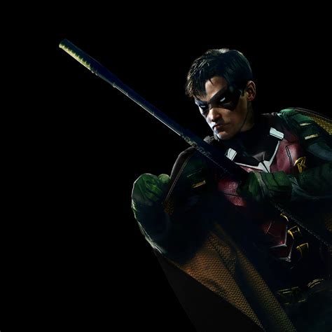 Visualization of Tim Drake in Dick's Robin suit. Face comes from Arkham ...