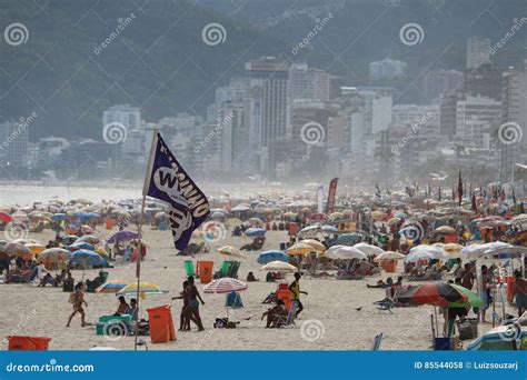 Brazilian summer weather editorial stock photo. Image of beach - 85544058