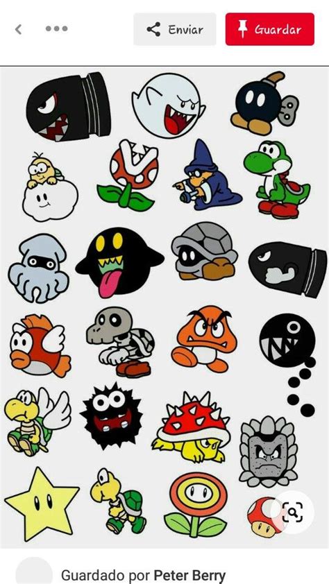 Drawing Tutorial Mario Characters 的图像结果