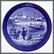 Buy 1998 Royal Copenhagen Christmas Plate - Boat Scene Online at Low ...