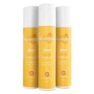 Aqualogica Glow+ Dewy Sunscreen SPF 50 PA++++ with Papaya & Vitamin C ...