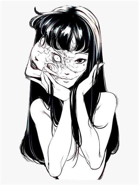 scary anime drawing easy