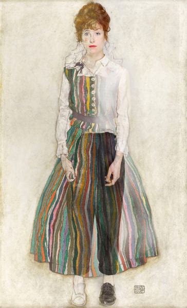 Egon Schiele - Edith Als Muse (Edith As Muse) - Canvas Prints by Egon ...