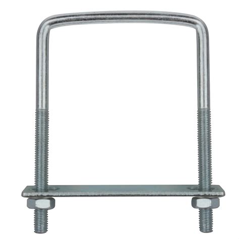 Buy 10 Pack Carbon Steel Square U-Bolts, ¼”Dx3¼Wx 4L U Clamps Boat ...