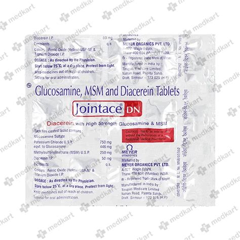 JOINTACE DN TABLET 15'S Price, Uses, Side Effects & Substitutes | Medkart