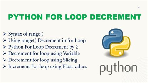 Image result for Python for Loop Decrement