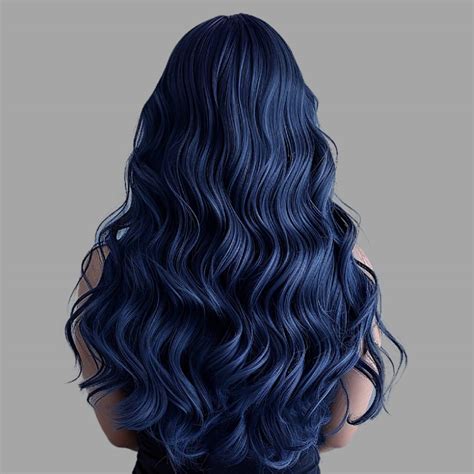 Dark Blue Hair 29 Alluring Dark Blue Hair Styles In 2025 Zohna
