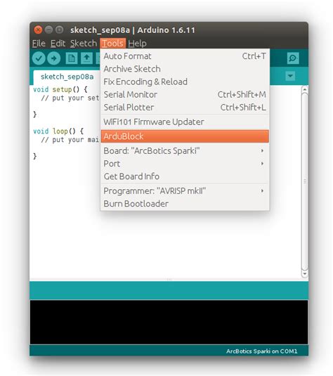 Image result for How to Open ArduBlock in Arduino