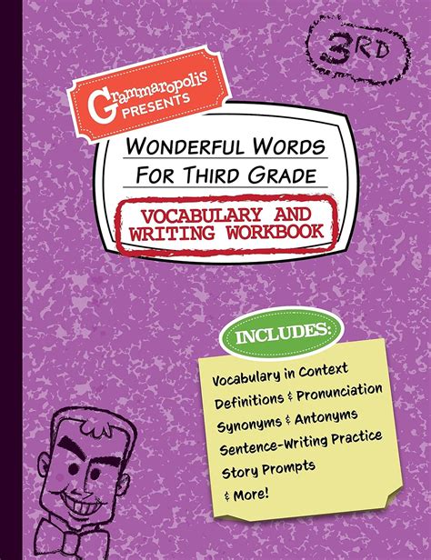 Wonderful Words for Third Grade Vocabulary and Writing Workbook ...