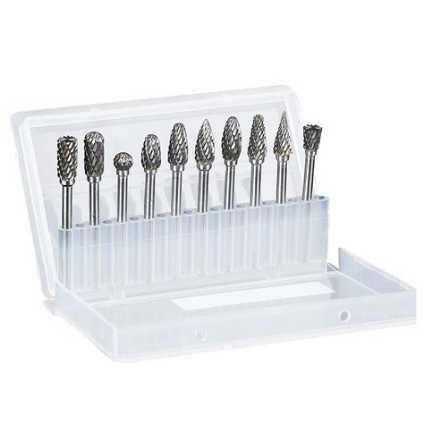 10 Pieces Carbide Burr Set : Amazon.in: Home & Kitchen