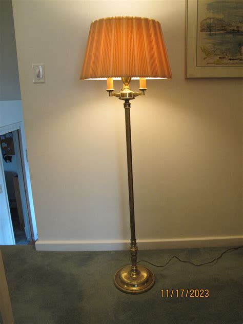 Vintage Stiffel 4 light Mogul Torchiere Candelabra Brass Floor Lamp 59 ...