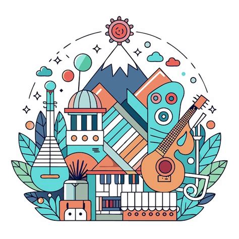 Image result for Musical Instruments Abstract Drawing