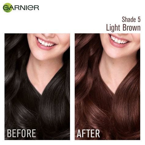 Buy Garnier Color Naturals Shade 5 Light Brown Hair Color at Best Price ...