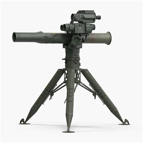 bgm-71 tow missile tripod 3d model