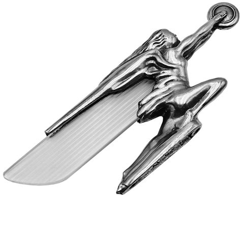 Packard Style Goddess Of Speed Pewter Hood Ornament | Raney's