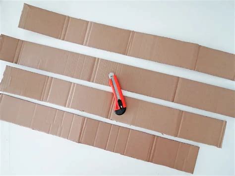 DIY Cardboard Wall Shelf
