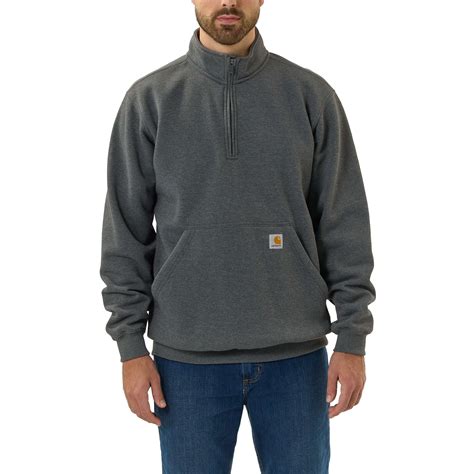 Marquette 1/4-Zip Mock-Neck Sweatshirt | Carhartt Reworked