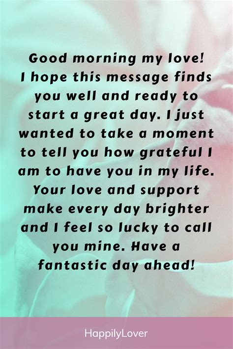 Good Morning Love Quotes For Her In English