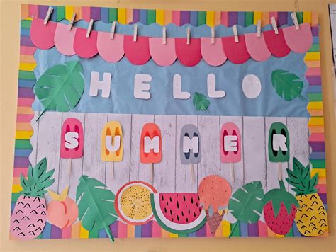 Summer bulletin board – Artofit