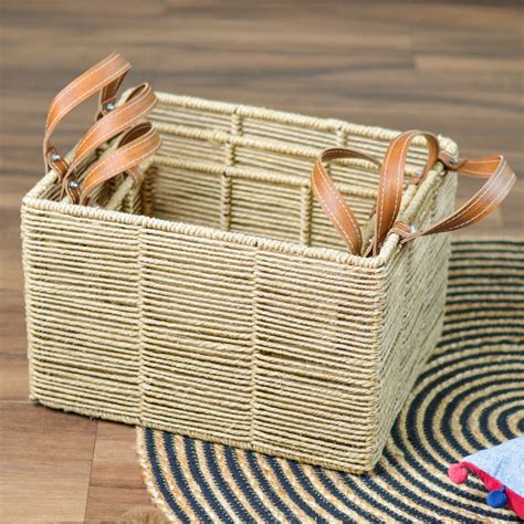 Handcrafted Jute Storage Baskets | Versatile Organizers | Pastiche by AK