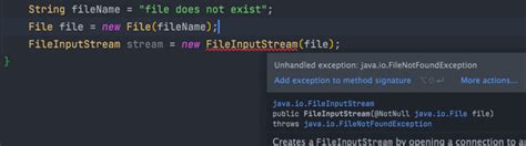 Checked Exception Example in Java 的图像结果