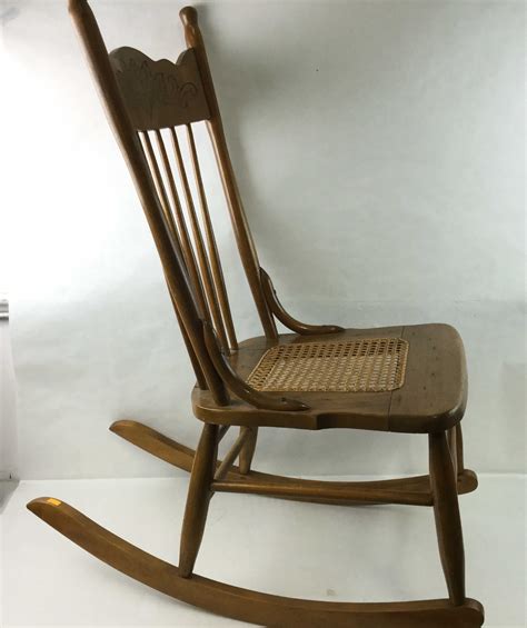 Lot - Small Vintage Wooden Rocking Chair