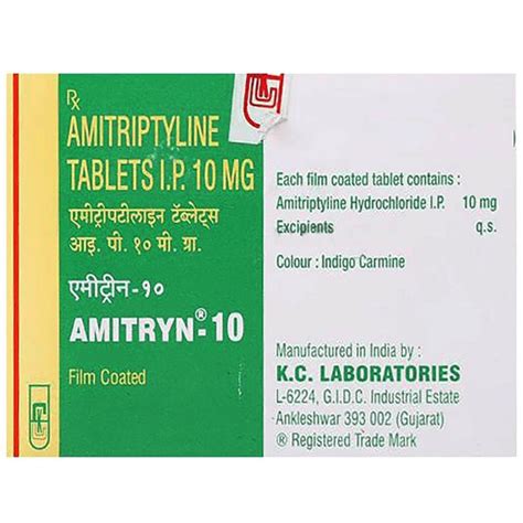 Amitryn-10 Tablet | Uses, Side Effects, Price | Apollo Pharmacy