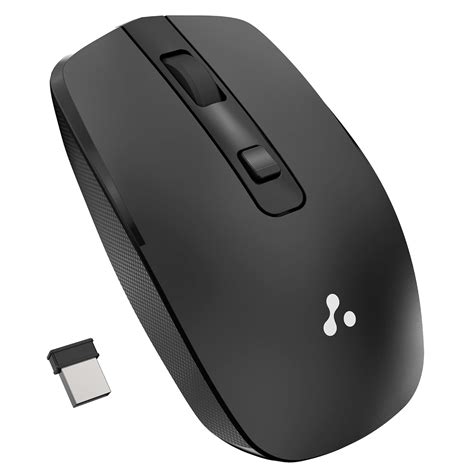 Ambrane Wireless Mouse with 2.4GHz, USB Nano Dongle, Silent Click ...