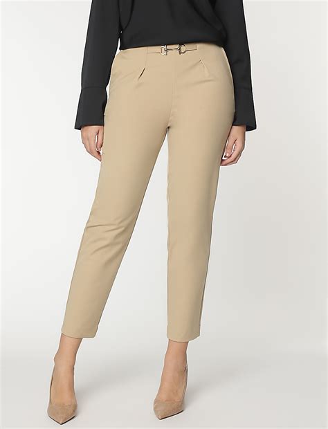 Buy Viscose Mix Tapered Fit Trousers at Marks & Spencer