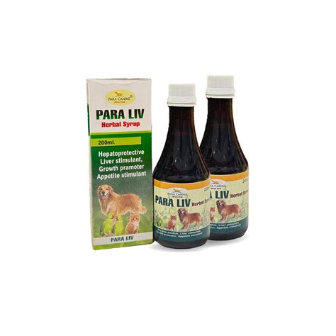 Para Liv Herbal Syrup (Prevent dogs from liver disorder, jaundice, hep – Para Canine