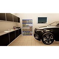 Mil-Nil Prime CRC Sheet 5 Shelf Multipurpose Slotted Angle Rack , 60 x ...