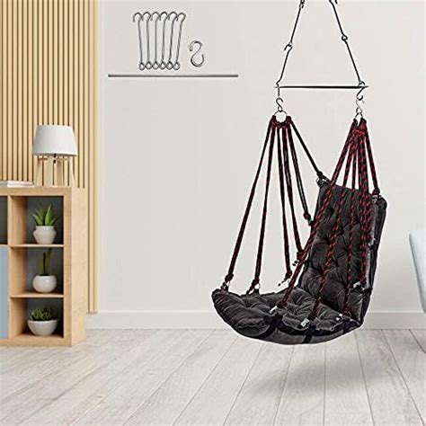 Swingzy Soft Leather Velvet Hanging Swing Chair/Swing for Adult/Swing ...